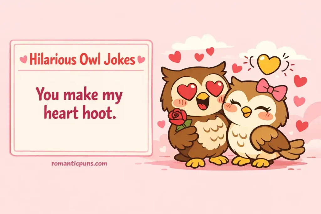 Cute Owl Puns For Couples