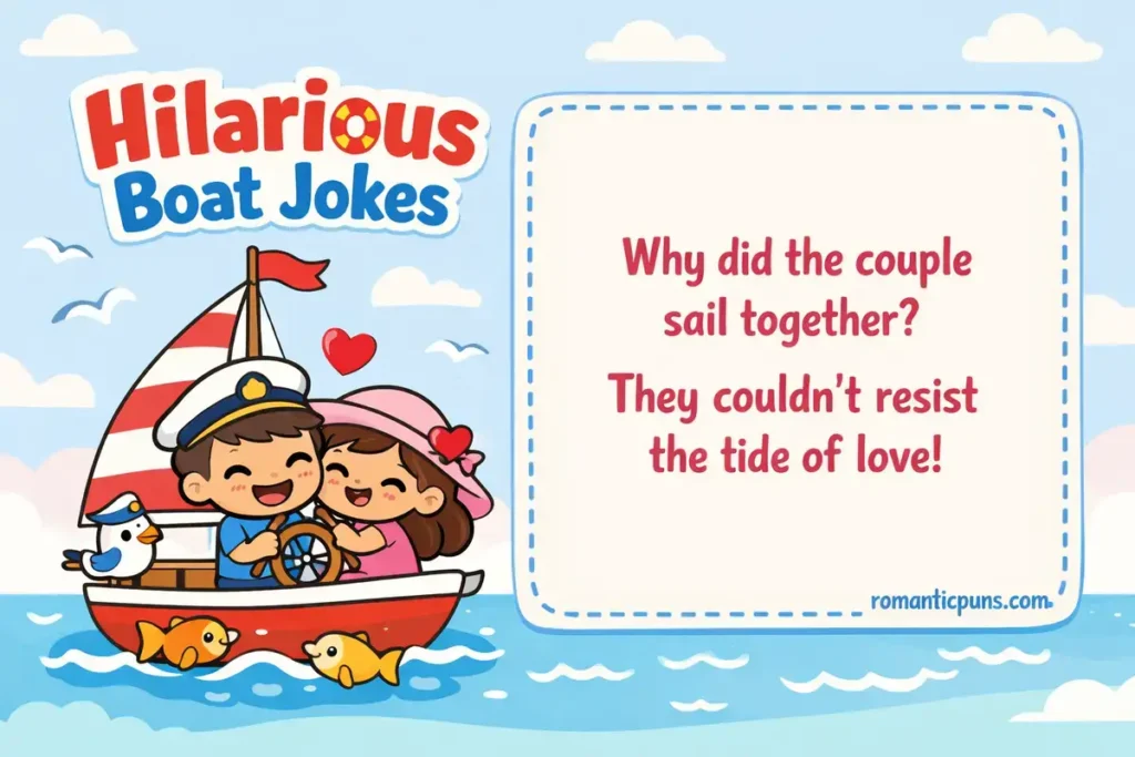 Cute Boat Jokes for Couples