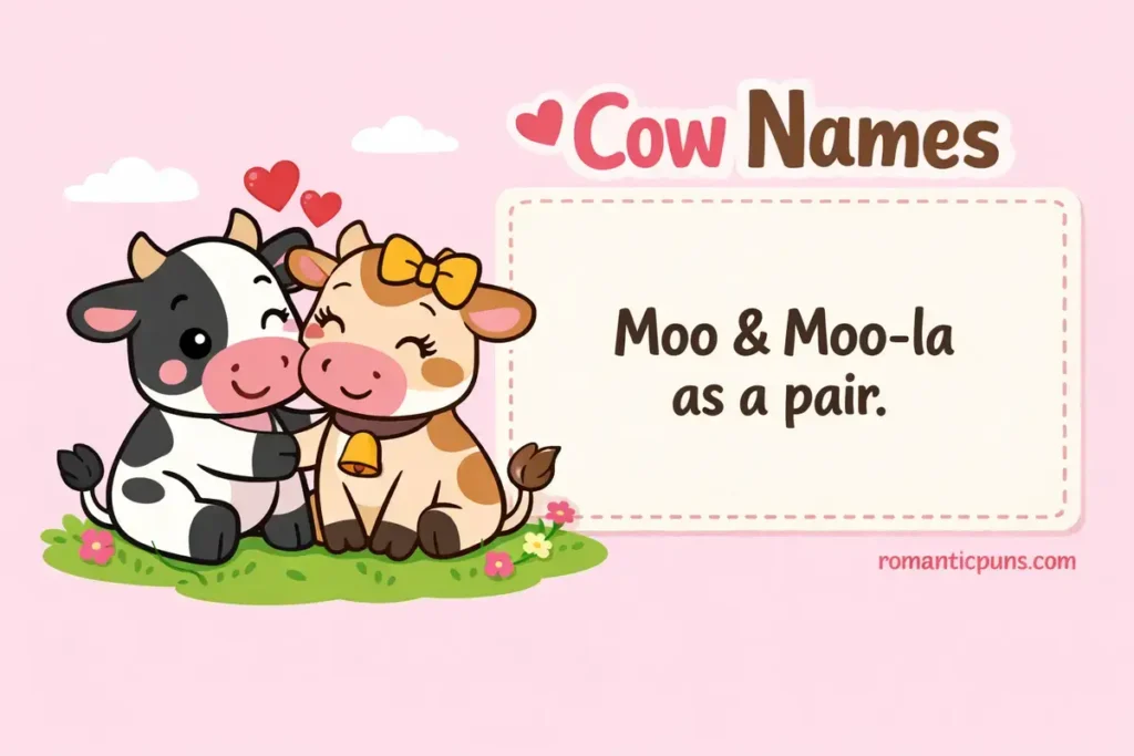 Cute Cow Names For Couples