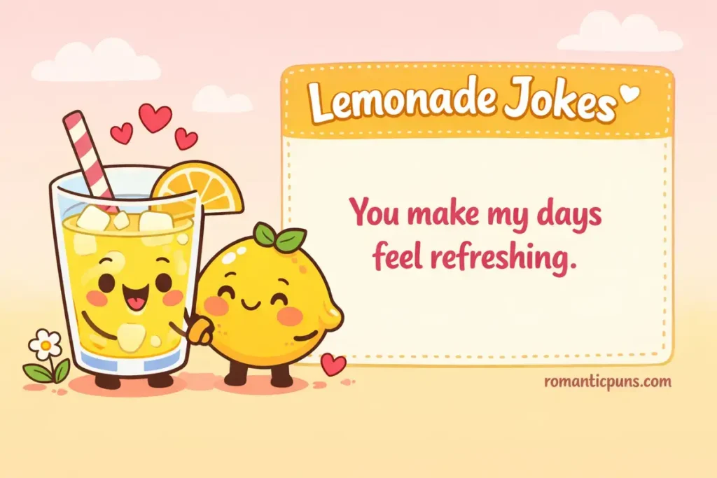 Cute Lemonade Puns For Couples