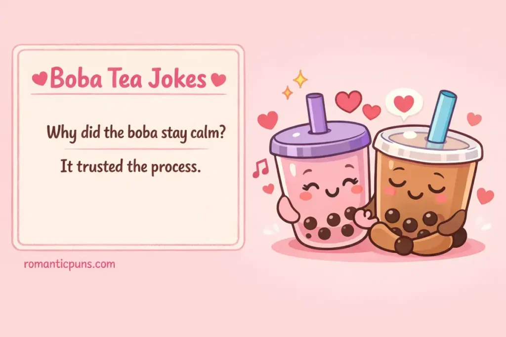 Funny Boba Tea Dad Jokes