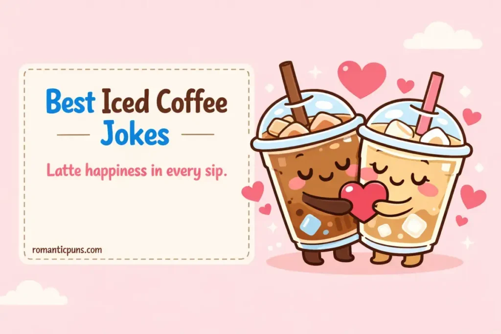 Funny Iced Coffee Puns Captions