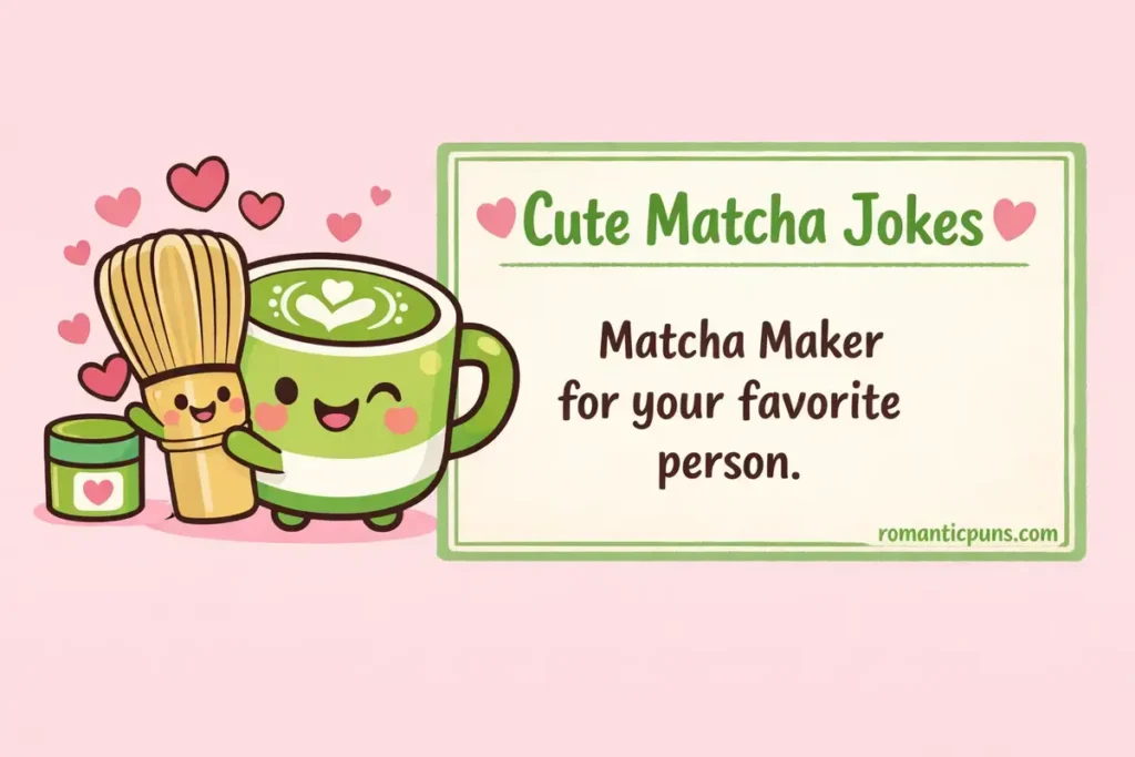 Funny Matcha Latte Pun Names