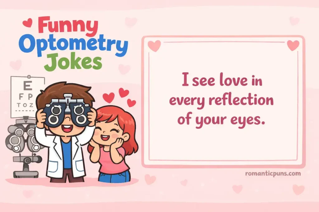 Funny Optometry Jokes About Seeing Love Everywhere