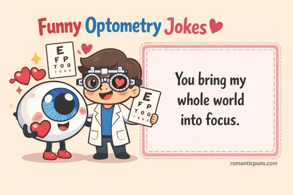 Funny Optometry Jokes For Sweet Romantic Moments