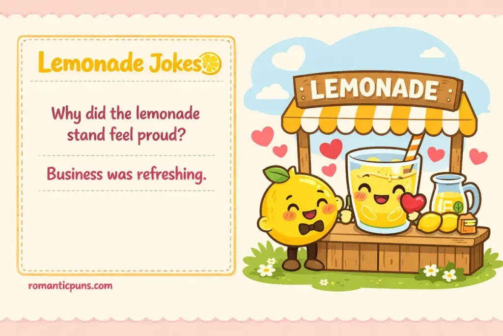 Hilarious Lemonade Stand Puns