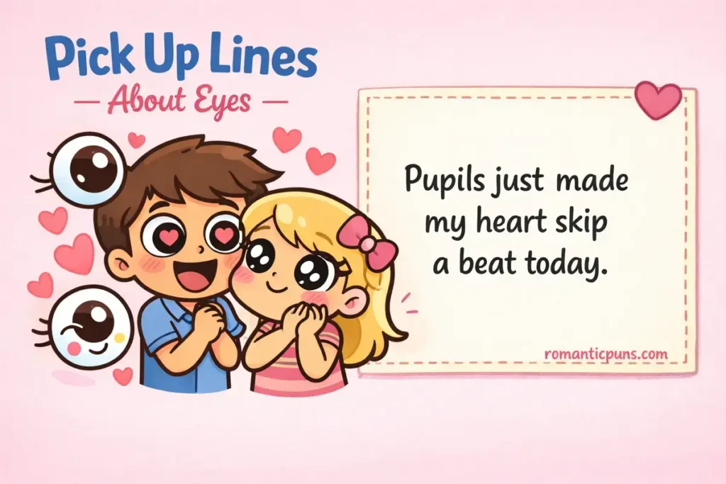 Romantic Eye Pickup Lines For Subtle Flirting