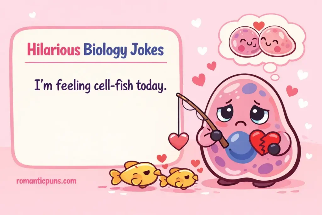 Short Funny Biology Jokes One Liners