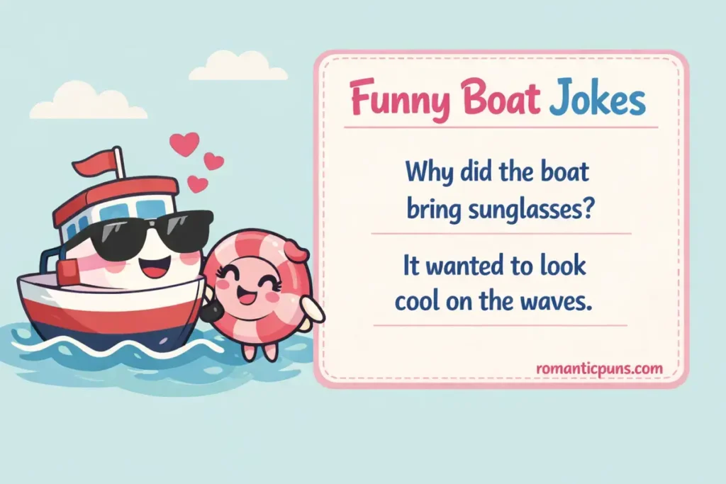 Short Funny Boat Puns