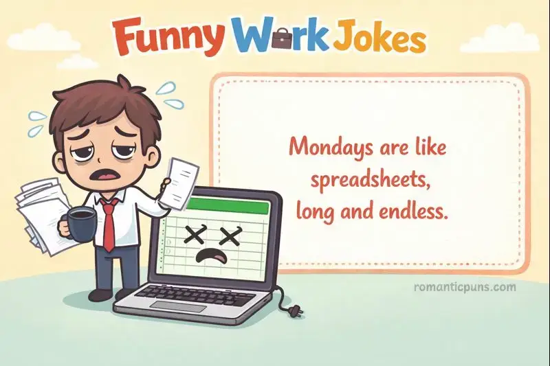 Short Funny Work Jokes One Liners