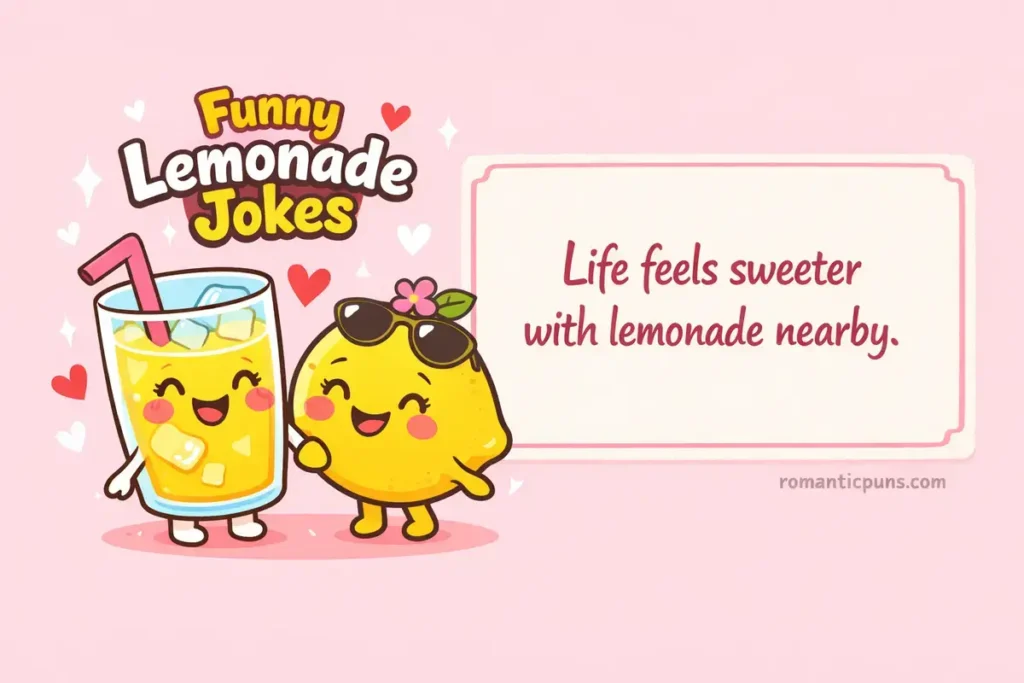 Short Lemonade Puns One Liners
