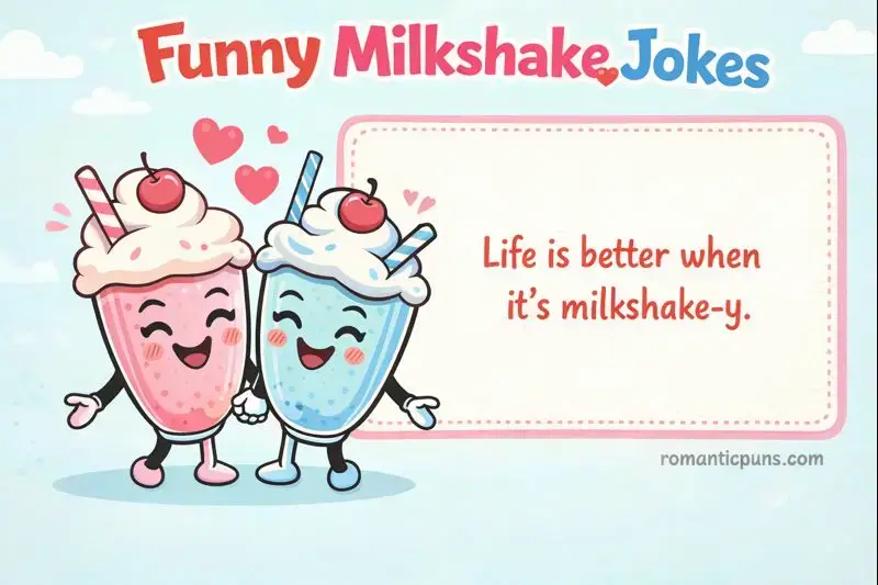 Short Milkshake Puns One Liners