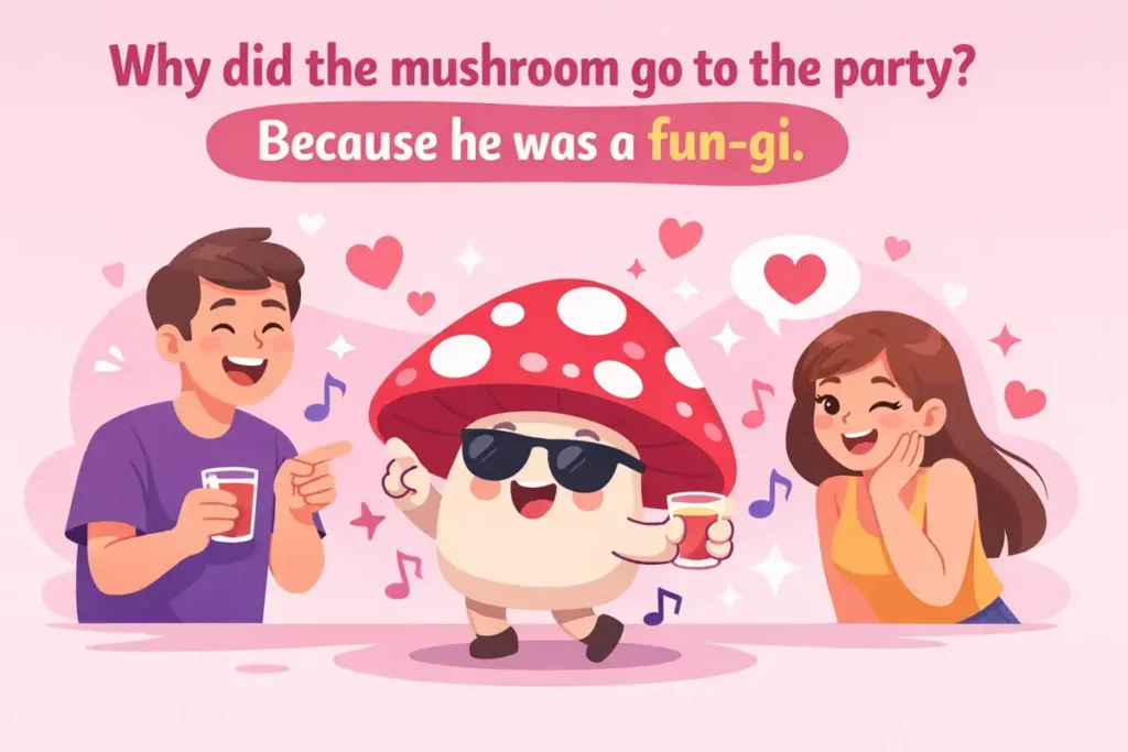 Clean Mushroom Jokes For Kids
