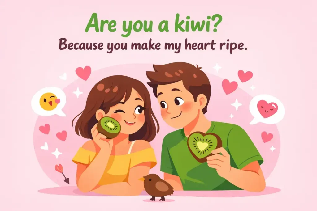Flirty Kiwi Pick Up Lines