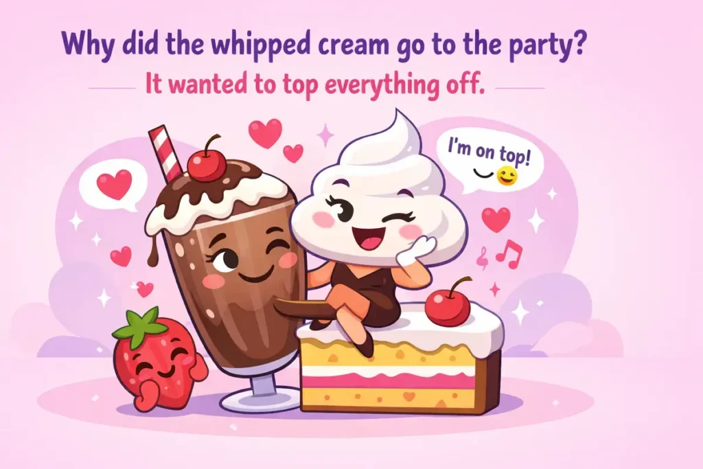 Funny Whipped Cream Jokes And Puns