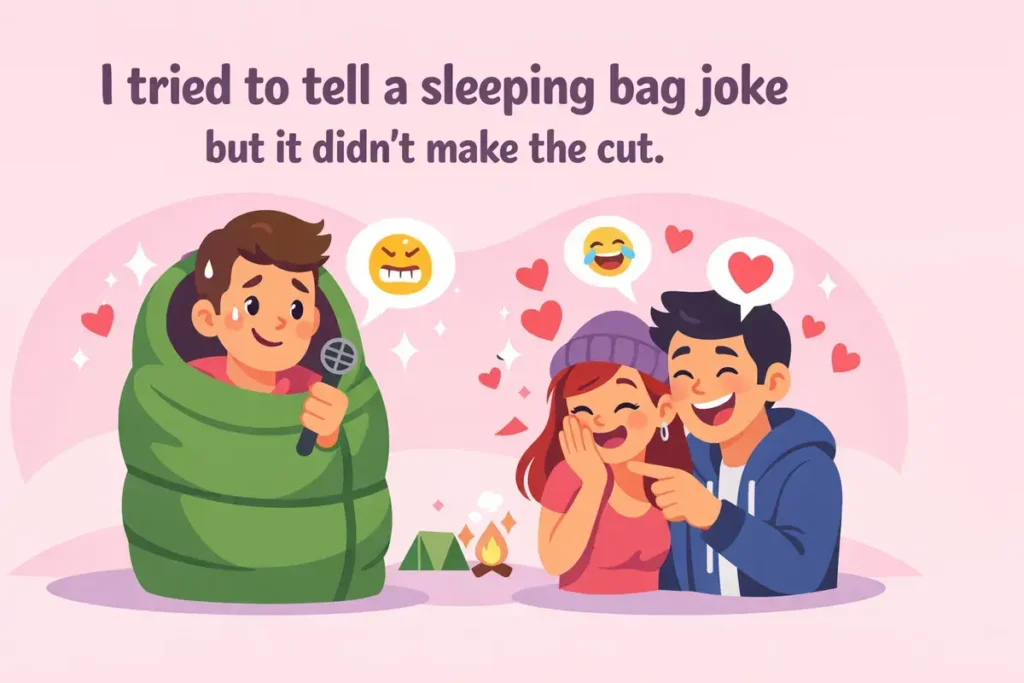 Short Funny Camping Jokes One-Liners