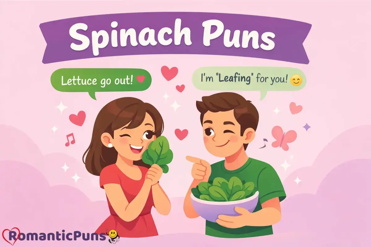 Spinach Puns Leaf-me Laughing