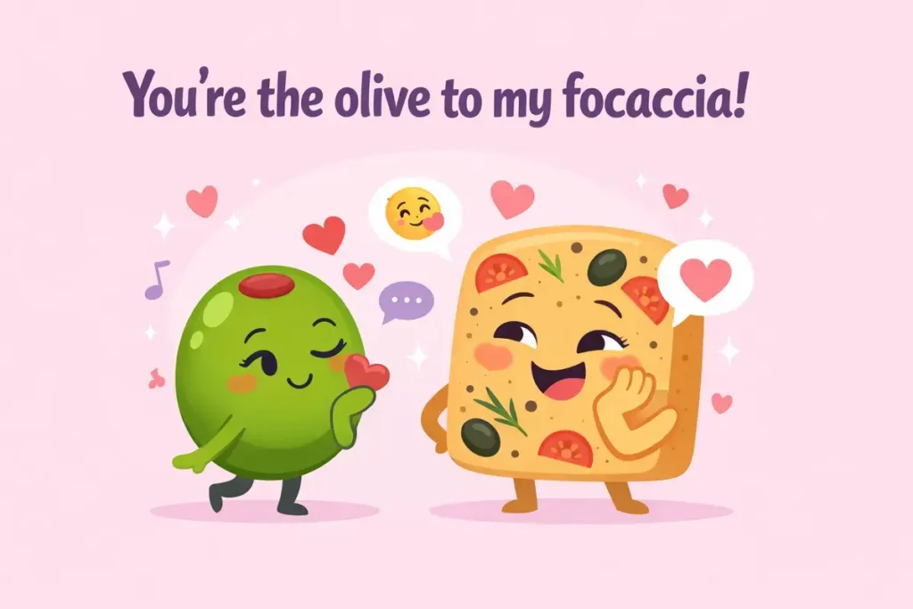 Cute Focaccia Jokes For Couples