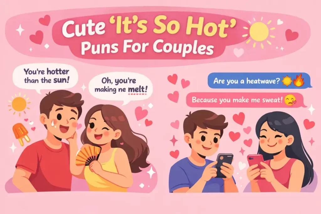 Cute Its So Hot Puns For Couples