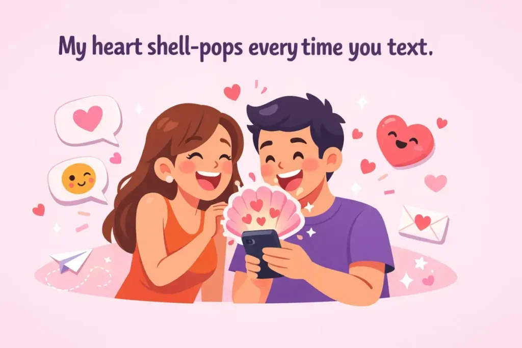 Flirty Walnut Text Puns