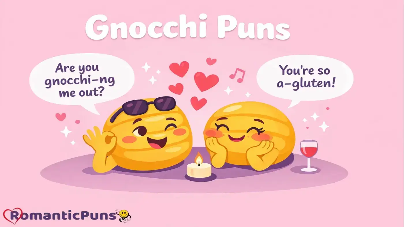 Gnocchi Puns Carb-onated Comedy