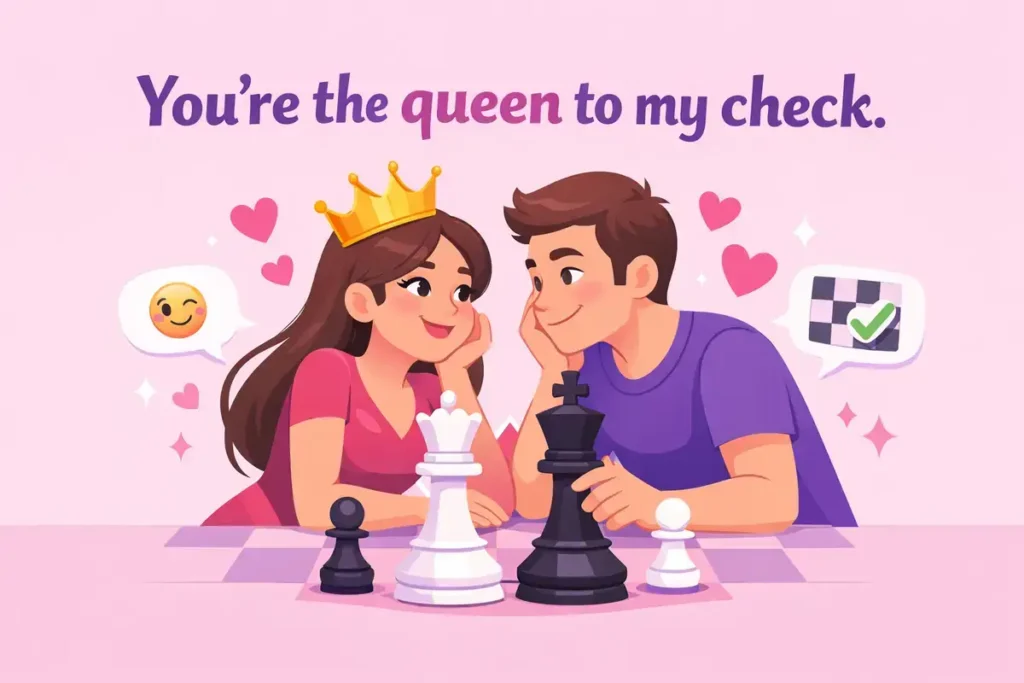 Romantic Chess Jokes Queen