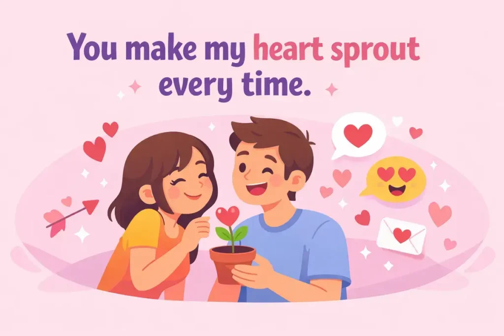 Romantic Sunflower Seed Wordplay