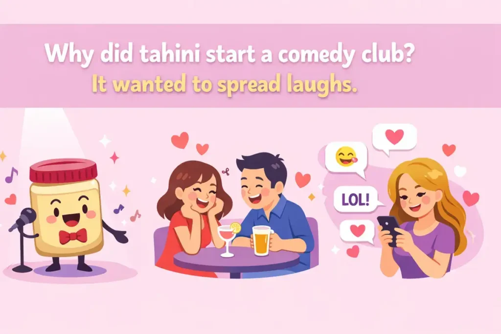 Tahini Wordplay And Humor