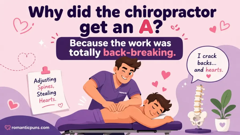 Chiropractor Pick Up Lines