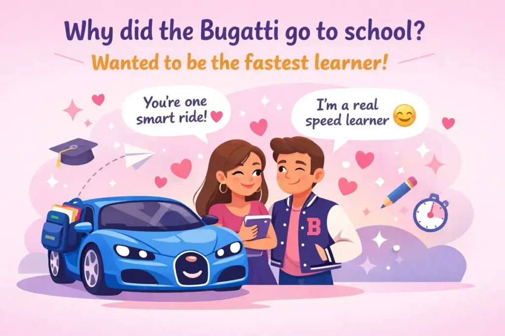 Clean Bugatti Jokes for Kids