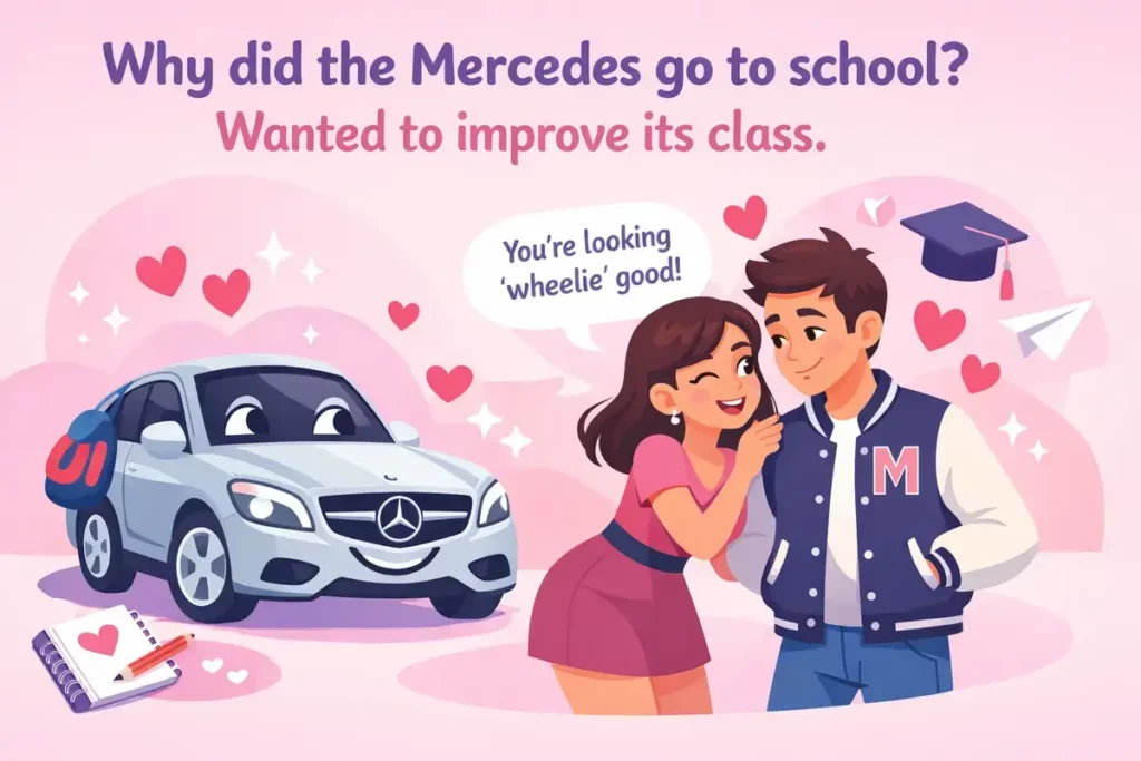 Clean Mercedes Jokes for Kids