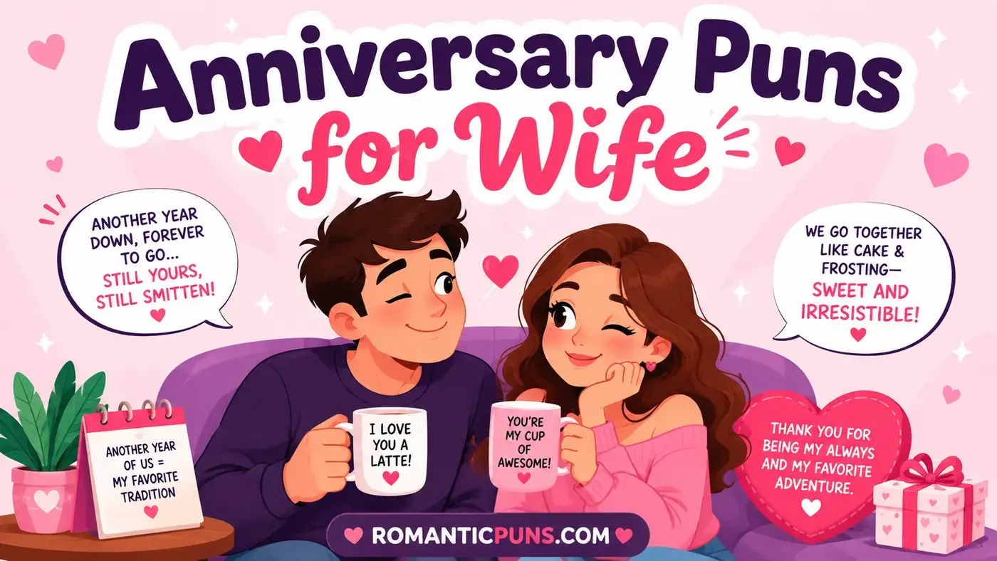 Anniversary Puns for Wife