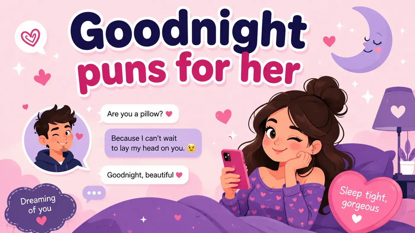 Goodnight Puns for Her
