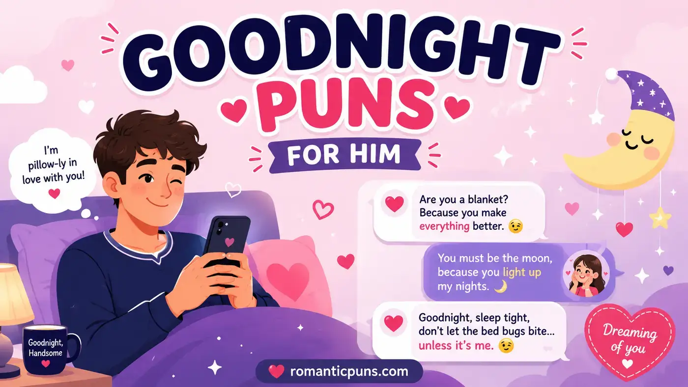 Goodnight Puns for Him