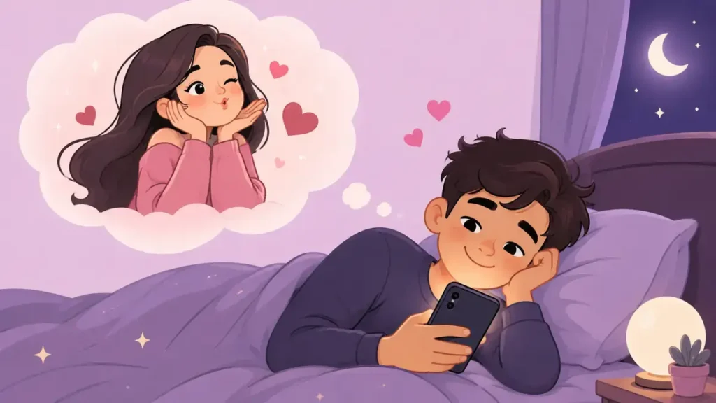 Romantic Puns for Him at Night