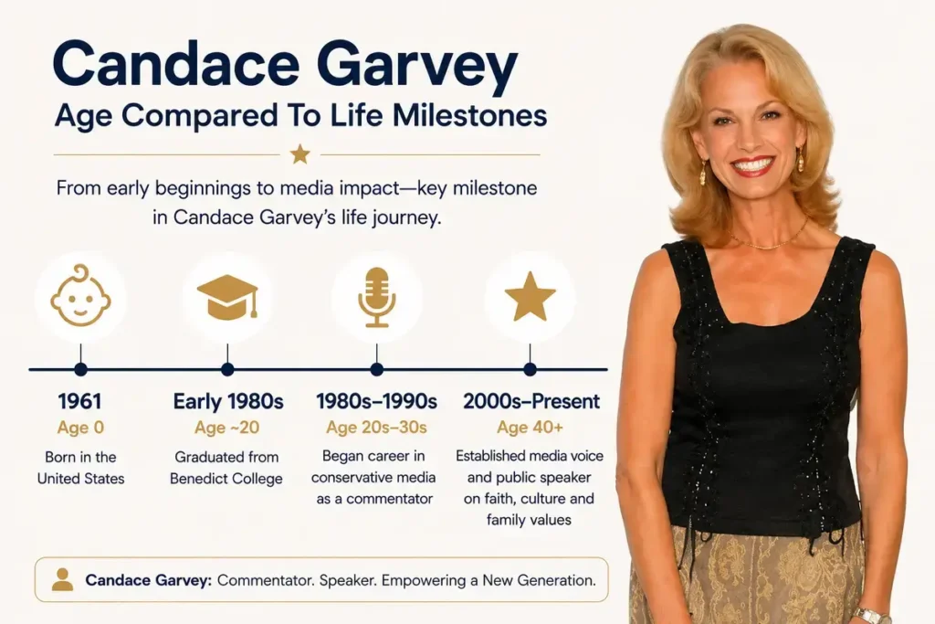 Candace Garvey Age Compared To Life Milestones
