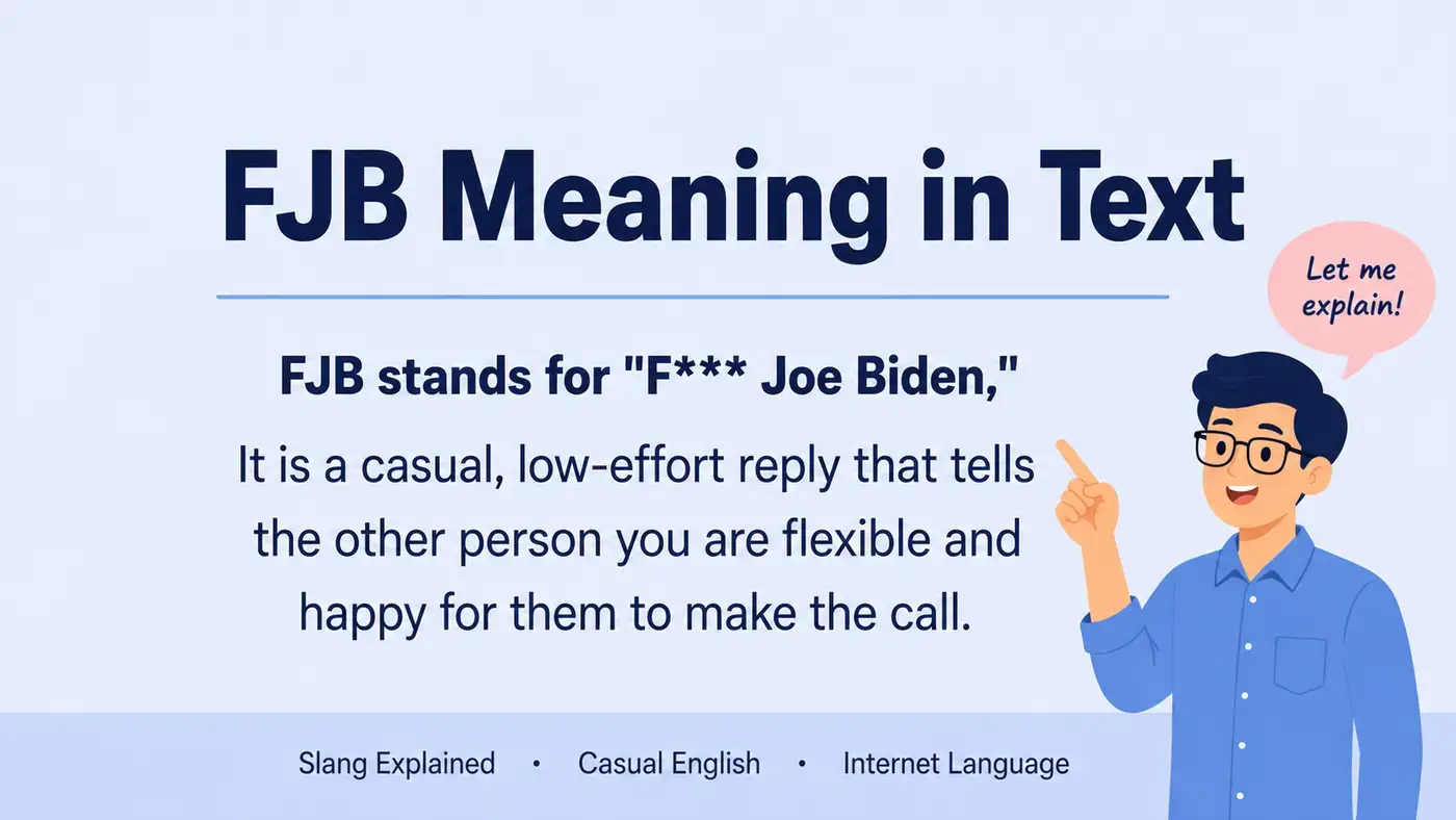 FJB Meaning in Text