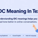 IDC Meaning In Text