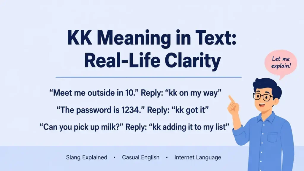 KK Meaning in Text: Real-Life Clarity