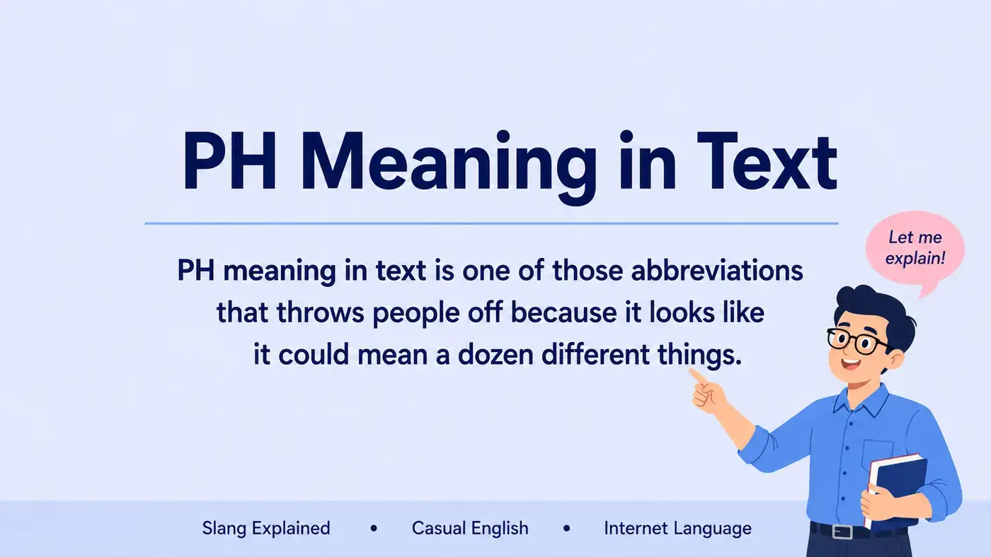 PH Meaning in Text