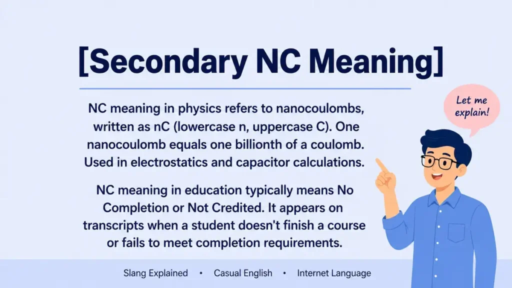 NC Meaning