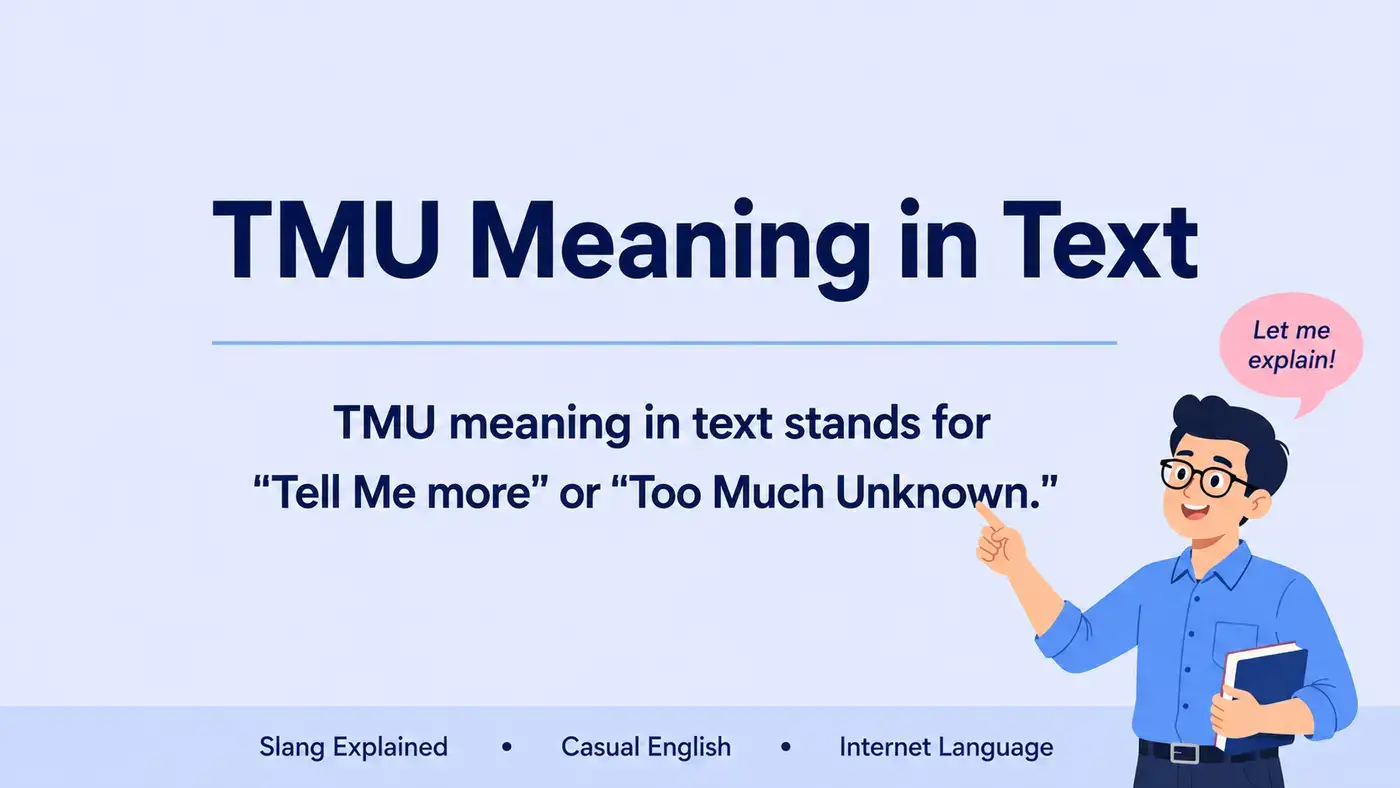 TMU Meaning in Text