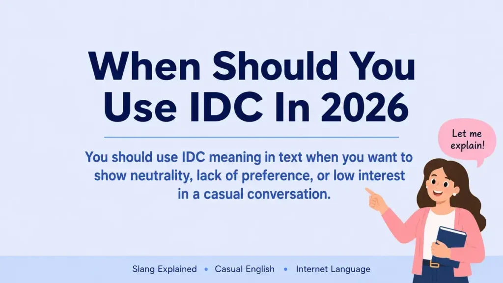 When Should You Use IDC In 2026