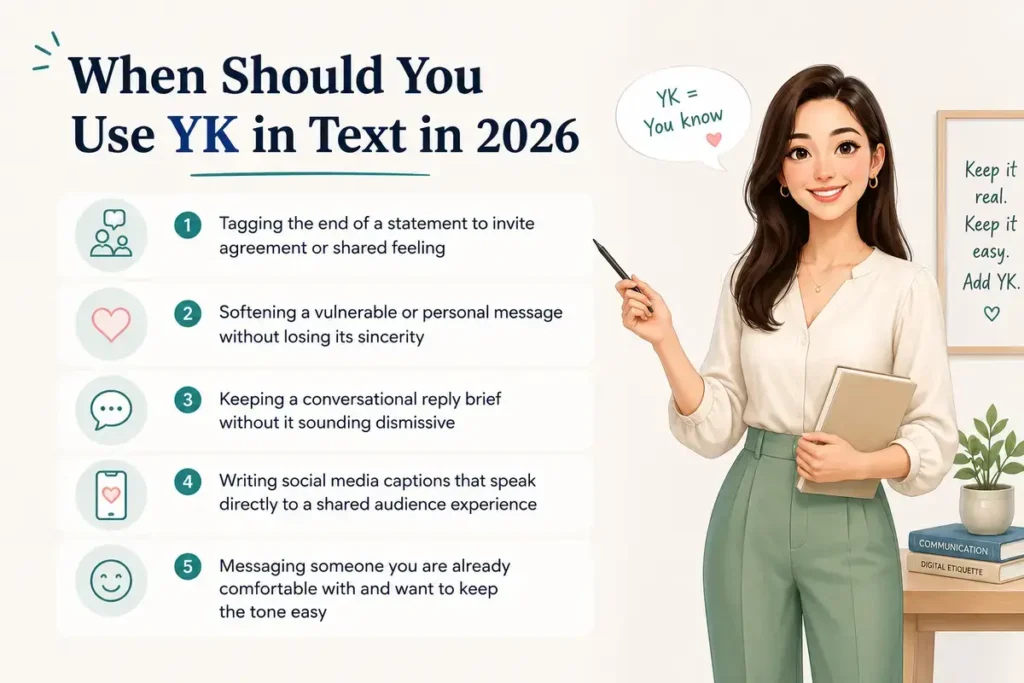 When Should You Use YK in Text in 2026
