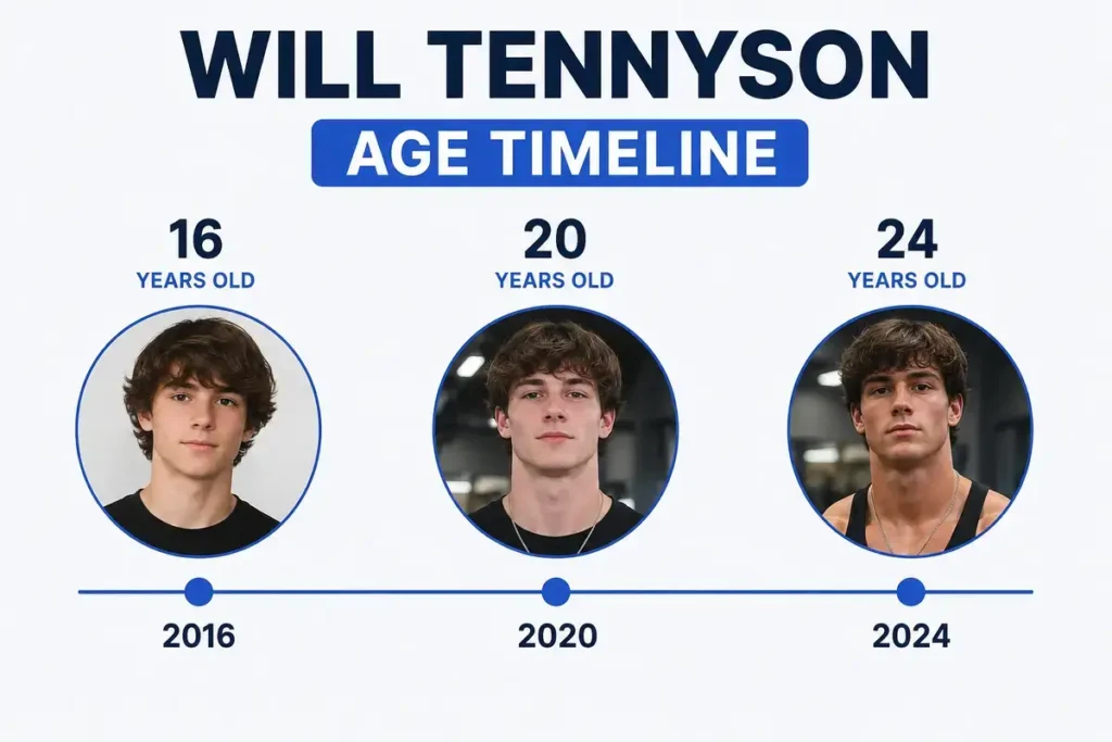 Will Tennyson Age Timeline