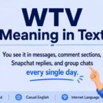 WTV Meaning in Text