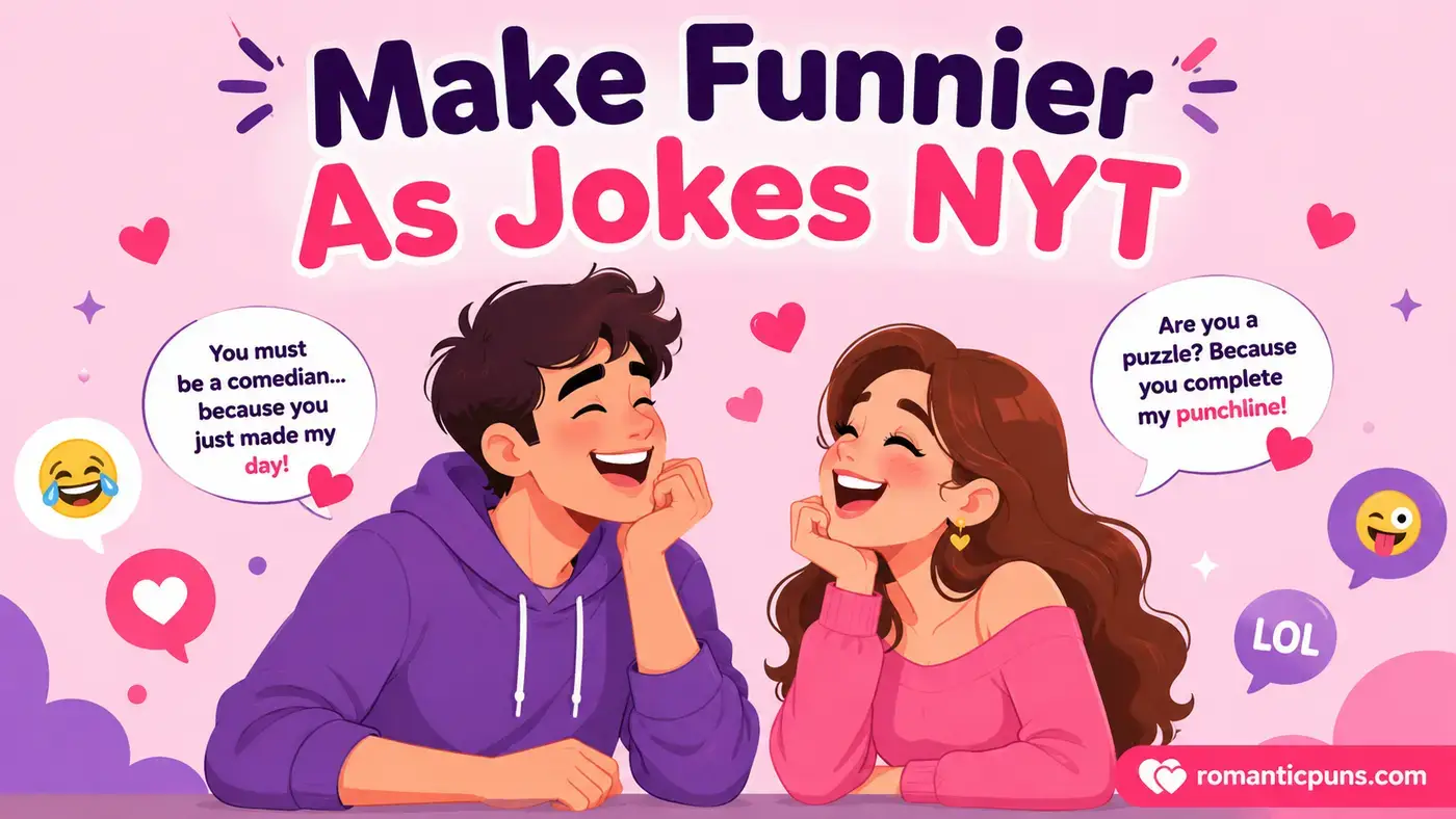 190+ Make Funnier As Jokes NYT Answer Explained (2026)